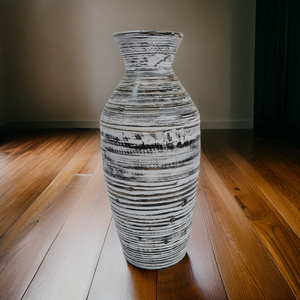 Venta al por mayor de jarrones contemporáneos de bambú hilado para flores, jarrones hechos a mano para centros de mesa de fábrica vietnamita. - Product Image 2