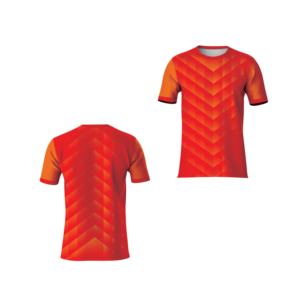 Maillot de sport personnalisé par sublimation, style unisexe, doux, confortable, séchage rapide, motif chevron pour impression en gros, promotion de marque - Product Image 4