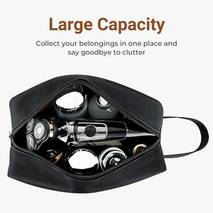 Borsa da viaggio leggera Elviros per articoli da toeletta, borsa e custodia cosmetica da appendere per donna e uomo - Product Image 2