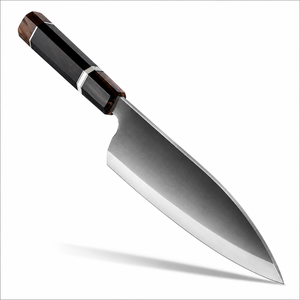 Cuchillo de Chef Japonés de Acero Inoxidable con Acabado Mate-Pulido, Mango de Madera, Cuchillos de Cocina para Filetear, Cuchillo para Sashimi - Product Image 1