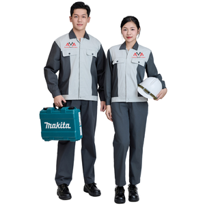 Prix d'usine, vêtements de travail décontractés pour femmes, uniformes de travail sur mesure, pantalons de travail pour hommes, chemises de travail orange pour la construction, usine FMF - Product Image 1