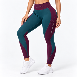 NOBAR WEAR <b>Women</b> High Waist <b>Black</b> Seamed <b>Leggings</b> Full Length Compression Tummy Control Shapewear Sporty High waist seamed - Product Image 4