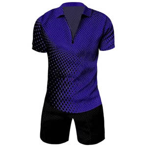 Conjunto de Pantalones Cortos Sublimados para Hombre a Precio Muy Razonable, de Algodón Transpirable y Nailon Reflectante, Nuevo Diseño - Product Image 6