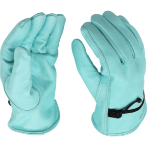 Gants de conduite robustes en cuir pleine fleur pour hommes, avec dragonne réglable, respirants, chauds et épais, polyvalents pour le jardinage - Product Image 3
