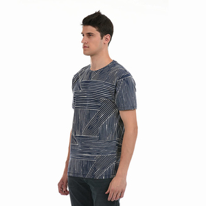 Camiseta de Moda Personalizada para Hombre, Corte Ajustado, Cuello Redondo, Tela Suave, Proveedor Mayorista, Camiseta de Moda, Camiseta Streetwear - Product Image 4