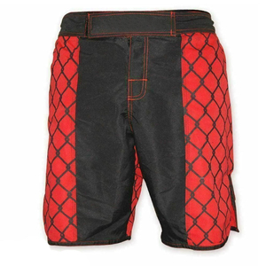 Shorts MMA pour hommes, style streetwear, nouvelle collection, couleur unie avec décoration vintage, fabriqués au Pakistan, shorts d'entraînement MMA - Product Image 1
