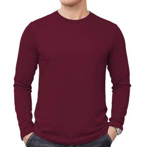 T-shirt à manches longues en coton durable pour homme, respirant, décontracté, streetwear, coupe douce, fabricant OEM - Product Image 5