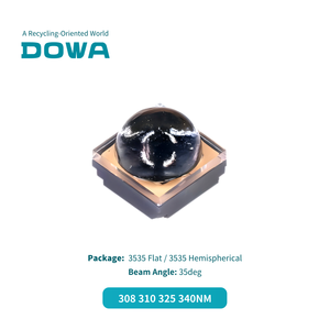 <span class=keywords><strong>DOWA</strong></span> หลอด LED แบบปิดผนึก SMD UVB 308nm มุม 35 องศา 3535 บรรจุภัณฑ์สำหรับโรคผิวหนัง เช่น โรคด่างขาวและโรคสะเก็ดเงิน จากญี่ปุ่น - Product Image 1