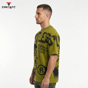 Nueva Colección 2025, Camisetas Personalizadas de Streetwear con Serigrafía, Oversize, 100% Algodón, 180g, Manga Corta para Hombre - Product Image 3
