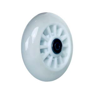 Roues de patins lumineuses personnalisées 100*24mm en PU LED colorées, durables, respirantes, imperméables, silencieuses, certifiées ISO9001 pour adultes - Product Image 3