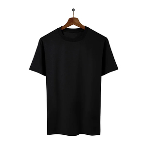เสื้อยืดคอกลมแขนสั้นผู้ชายคุณภาพสูงแบบสั่งทำพิเศษ OEM ผ้าฝ้าย 100% ทรงปกติ สีพื้น ผ้าเจอร์ซีย์ถักแบบเรียบ - Product Image 3