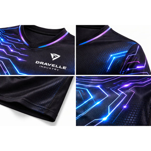Camisetas Personalizadas para Esports, Diseño Personalizado, Impresión por Transferencia de Calor, Ecológicas, de Secado Rápido, Transpirables, de Malla de Poliéster, para Videojuegos - Product Image 5