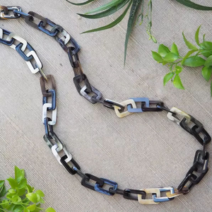 Collar de Cuerno de Búfalo Natural Hecho a Mano, Ecológico, Moderno, con Forma Natural para Mujer, Más Vendido - Product Image 6