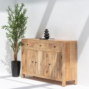 Buffet en bois Vandana Pebble Terra pour des intérieurs modernes élégants, adaptés à l'intérieur et à l'extérieur - Product Image 5