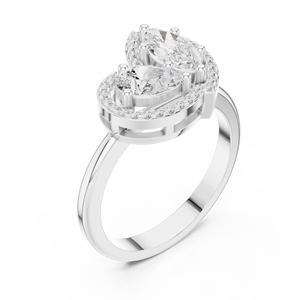 Online Cart jewels Anillo tribal de plata oxidada hecho a mano de 10K para mujer - Product Image 3