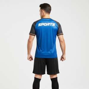 Maillot de football imprimé par sublimation, designs personnalisés avec nom d'équipe sur mesure, assurance qualité supérieure, maillot formel unisexe, logo sur le devant - Product Image 5