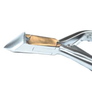 Pince à cuticules professionnelle pour ongles, haute qualité, acier inoxydable 4CR13, lame incurvée, ouverture large, portable, Zachary - Product Image 4