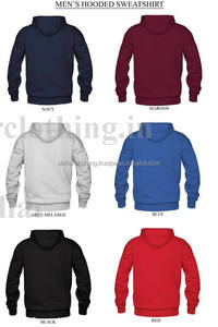 Venta al por mayor de color sólido en blanco 100% algodón francés Terry polar sudaderas con capucha pulóver sudadera con etiqueta privada personalizada logotipo impreso - Product Image 4