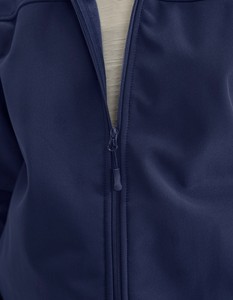 Veste polaire bleu marine pour homme, fermeture éclair intégrale, coupe décontractée, coupe-vent chaud, imperméable, vêtement d'hiver, coupe régulière, couleur unie, coque en polyester - Product Image 4