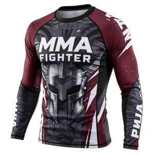 Chemise de surf de haute qualité, vêtements de protection solaire, vêtements pour hommes, chemises de compression, rash guard pour hommes, rash guards - Product Image 2