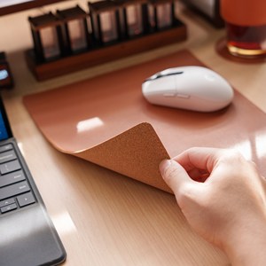 Genuine Leather Mouse <b>Pad</b> Desk Mat Non Slip Base Office <b>Gaming</b> Mousepad Smooth Surface Durable Home <b>Pad</b> LMP-0067 - Product Image 6