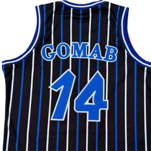 เสื้อบาสเก็ตบอล Phi Beta Sigma ผ้าโพลีเอสเตอร์ 100% ตาข่ายหนา ป้องกันแบคทีเรีย ระบายอากาศได้ดี พิมพ์ลาย ทึบแสง เหมาะสำหรับฤดูร้อน ผลิตในปากีสถาน - Product Image 5