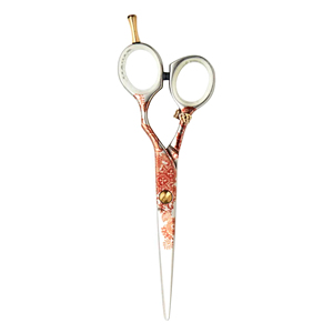Tijeras para peluquero con estampado de flores hermosas, nuevas tijeras personalizadas para salón de mujer, tijeras para corte de pelo y forma de peluquero - Product Image 6