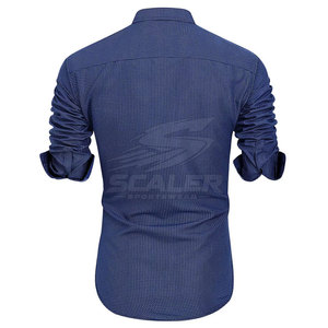 Camisa de Franela Transpirable de Algodón para Hombre, Estilo Casual con Botones y Manga Larga, Ideal para Oficina, Negocios, Viajes y Uso Diario - Product Image 2