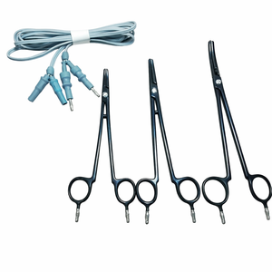 Pinza Bipolar Antiadherente para Sellado de Arterias, 6.5'', 7.5'' y 8.5'', Todos con Pin de 4mm, con Cable, Calidad Premium, Certificación CE - Product Image 1