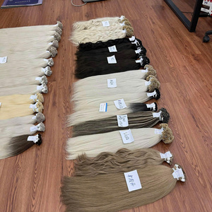 SUPER OFERTA Extensiones de cabello de queratina en colores surtidos tipo piano, puntas planas y en U, listas para enviar, color personalizable, cabello humano vietnamita - Product Image 5