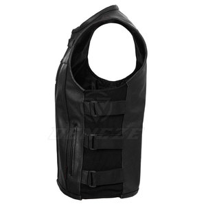 Servicio OEM, MOQ Bajo, Chaleco de Cuero para Hombre, Chaleco Ligero de Cuero de Alta Calidad a Precio de Mayoreo - Product Image 4