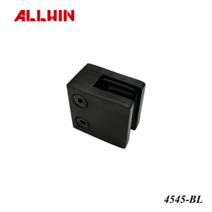 Abrazadera de Acero Inoxidable Pulido de Alta Calidad de 45x45 mm para Barandillas de Vidrio con Precio Justo - Product Image 2