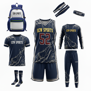 Paquete de uniforme de baloncesto, camisetas y pantalones cortos de equipo personalizados, tela de malla transpirable que garantiza comodidad y flexibilidad perfectas - Product Image 4