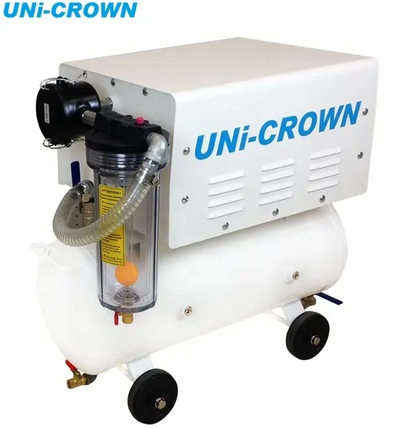 Sistema de bombeo de vacío sin aceite para enrutador CNC, silencioso, UN-400VT-CNC, fabricante