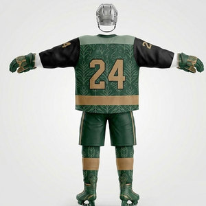 Uniforme de hockey sur glace pour hommes, vêtements de sport de haute performance avec une coupe confortable pour les matchs et événements des équipes de club - Product Image 2