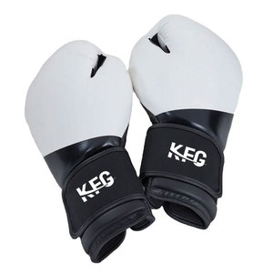 Pakistan Manufactured 16 oz Kick Boxing Gloves Synthetic Leather Breathable Moisture Wicking Adjustable Wrist <b>Strap</b> Reinforced - Product Image 1