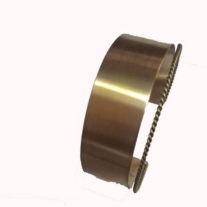 Brazalete Ajustable de Cobre Sólido, Hecho a Mano, Unisex, Joyería Minimalista para la Muñeca - Product Image 3