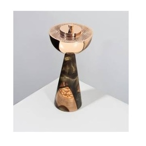 Quemador de Incienso Moderno y Ecológico de Mármol Verde con Base Cónica, Difusor de Aroma, en Caja - Product Image 1