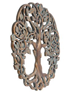 Escultura de Pared de Madera Art Deco Árbol de la Vida, Arte de Pared de Madera Hecho a Mano, Decoración para Sala de Estar, Dormitorio, Oficina, Hogar - Product Image 5