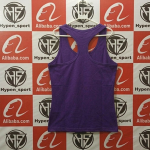 Wholesale Mens Tank Top Custom <b>Logo</b> Polyester Workout Gym Y Back Mens Stringer Tank Top - Product Image 6
