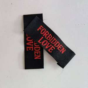 Etiquetas Tejidas Personalizadas con Logotipo de Dibujos Animados TITAN TREAD WEAR TTW-CTL-0005, Autoadhesivas por un Lado, Plegables, Ecológicas, Lavables, Cortadas con Láser - Product Image 5