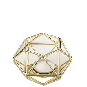 Portavelas Metálico Premium con Diseño de Copo de Nieve para Decoración Navideña del Hogar - Product Image 4
