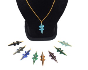 Pendentif en forme de crocodile inspiré de la nature, zircon avec pierre précieuse, pour femmes et hommes - Product Image 3