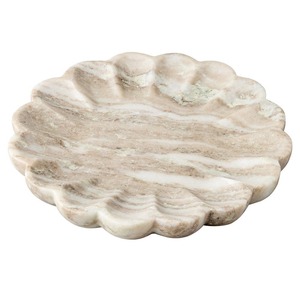 Bol décoratif rond en pierre naturelle artisanale, accent minimaliste pour table, pour un style moderne, centre de table de luxe pour le salon - Product Image 1