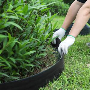 Kit de Borde para Jardín sin Excavación de 66 Pies, Negro, 2 Pulgadas Borde de Jardín Alto de Plástico con 120 Estacas para Césped y Suministros de Jardinería - Product Image 6