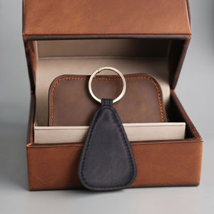 Llaveros de regalo de boda personalizados de alta calidad, colgante de cuero genuino para bolso, llavero de moda para coche, llaveros en blanco para hombre - Product Image 4