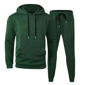 Conjunto Deportivo de Invierno Personalizado Estilo Hip Hop, Transpirable, con Capucha, de Algodón para Hombre, 2 Piezas, Pantalones y Sudadera con Capucha, Casual, Ecológico - Product Image 4