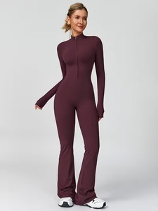 Elegante Mono Deportivo con Cierre para Entrenamiento y Rendimiento |   Tela Suave de Alta Elasticidad, Spandex-Poliéster - Product Image 5