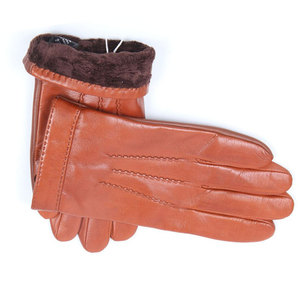 Guantes de Conducción de Cuero de Primera Calidad, Completos, Impermeables, Ligeros, con Puño Elástico, para Uso en Exteriores, para Hombre - Product Image 1