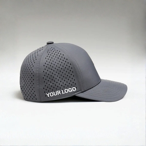 Gorra de Golf Ligera de Fabricación Personalizada, 5 Paneles, Transpirable, Impermeable, con Orificios Cortados con Láser en el Panel Frontal, Personalización de Marca, Ajustable - Product Image 4